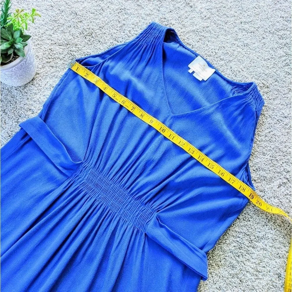 Kate Spade Blue Cobalt Summer Resort Vacation Dress Small Wedding Guest Party